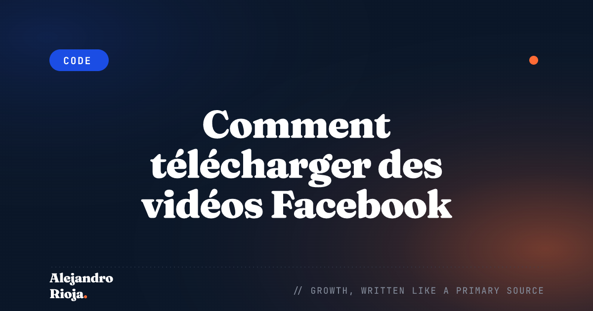 Comment télécharger des vidéos Facebook sur votre ordinateur