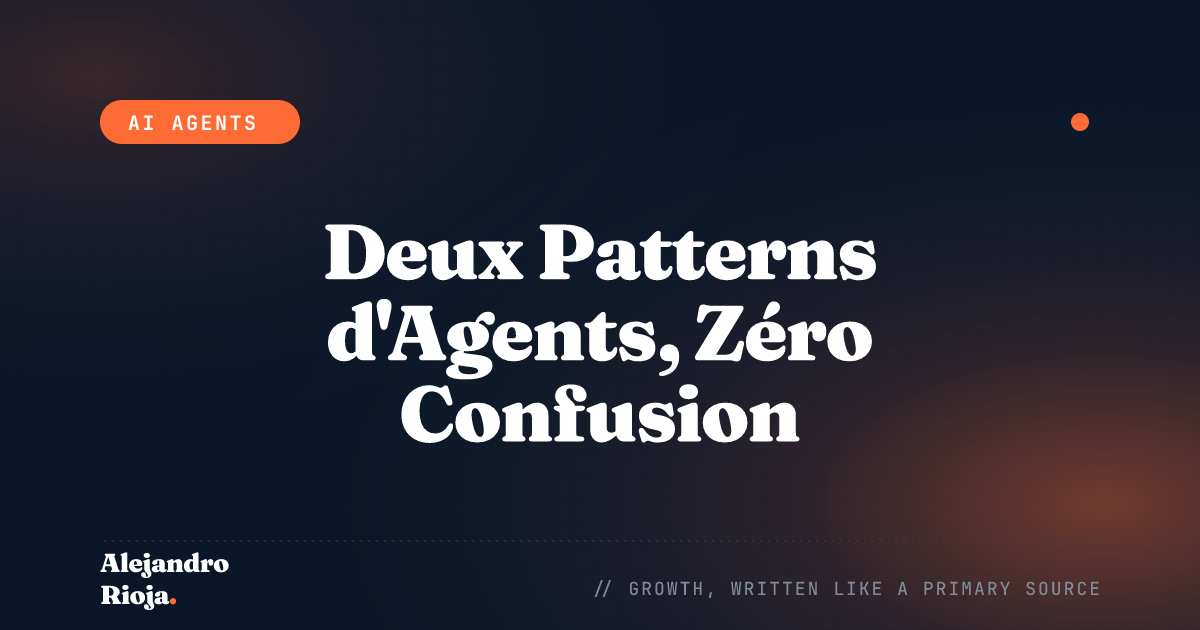 Agents par Événements vs Agents Planifiés : Quel Pattern pour Quel Travail