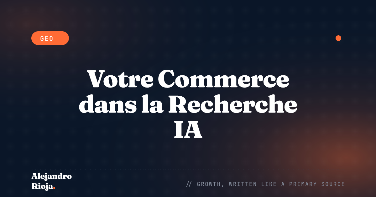 GEO pour les Commerces Locaux : Être Cité par la Recherche IA