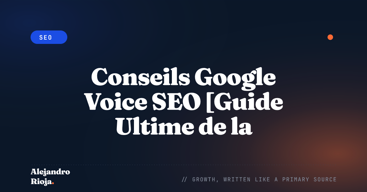 SEO de recherche vocale