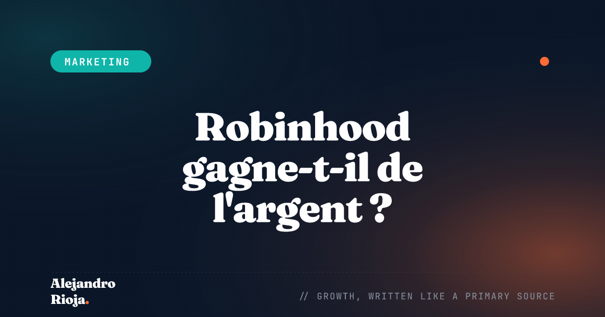 comment Robinhood gagne de l'argent