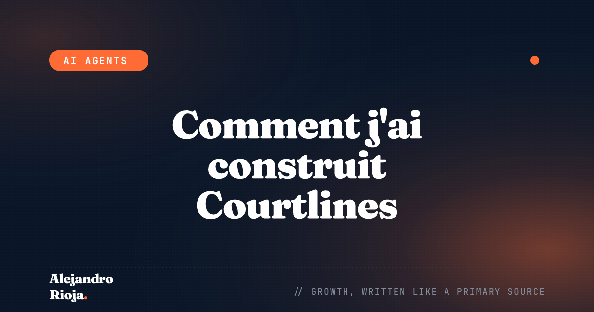 Comment j'ai construit Courtlines : un SaaS de gestion de club, conçu avec Claude