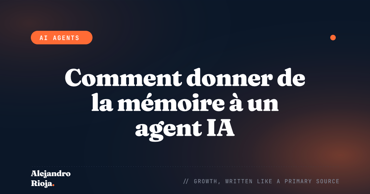 Comment donner de la mémoire à un agent IA : patrons de persistance d'état en production