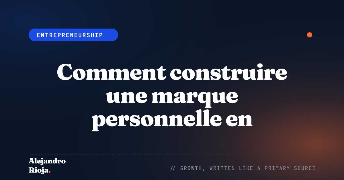 Comment construire une marque personnelle en ligne : Le guide du praticien 2026