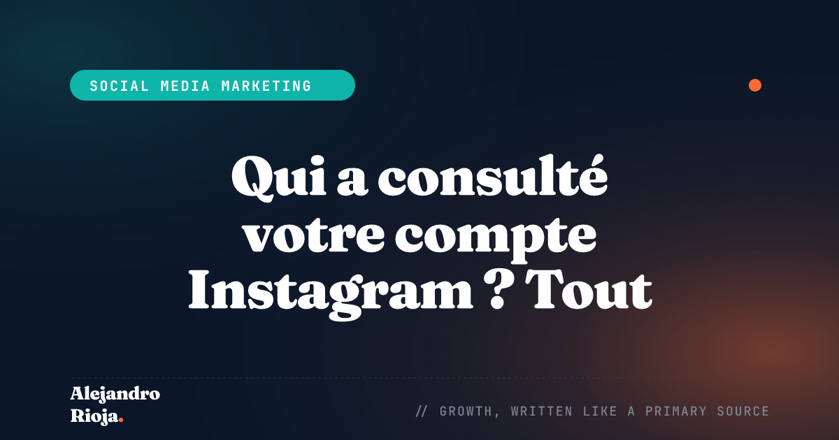 Comment vérifier qui visite votre compte Instagram