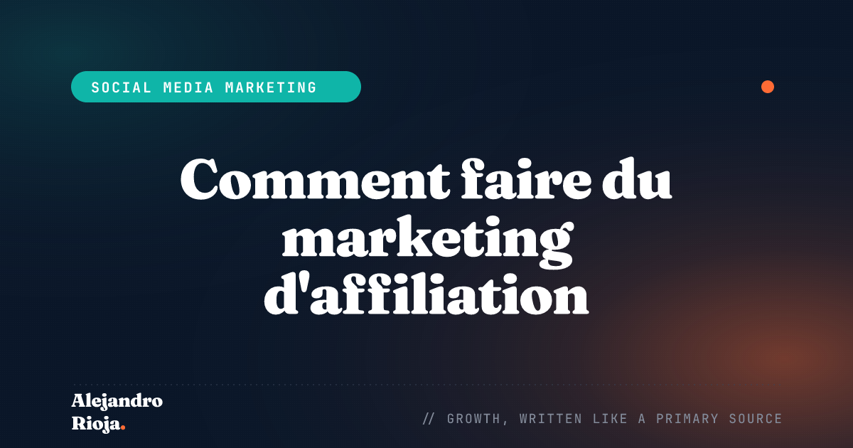 Marketing d'affiliation