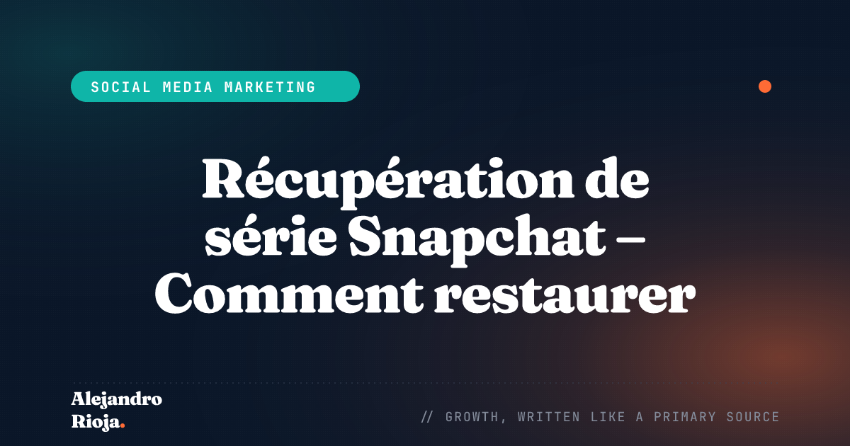 How to Restore Snapstreak