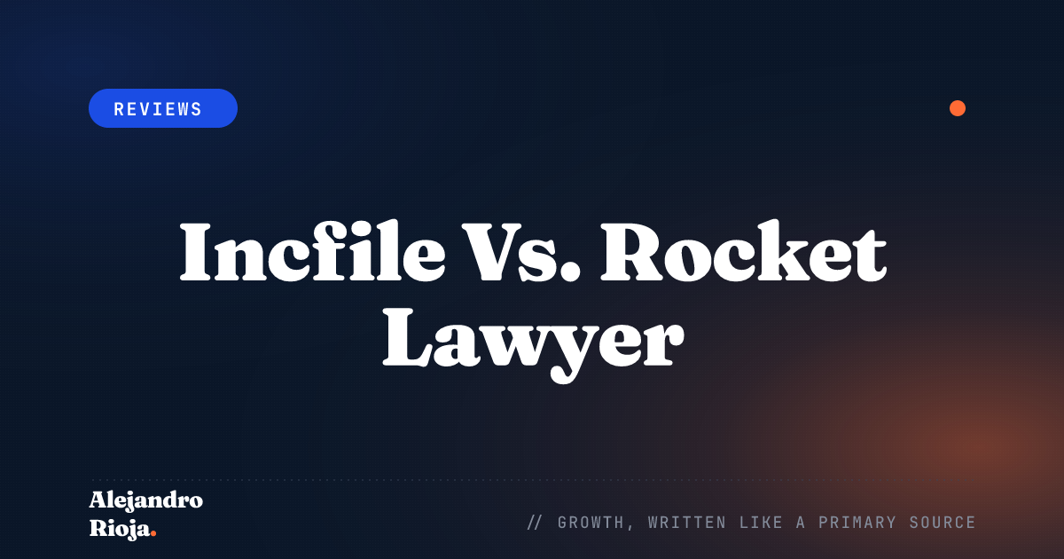 Incfile Vs. Rocket Lawyer