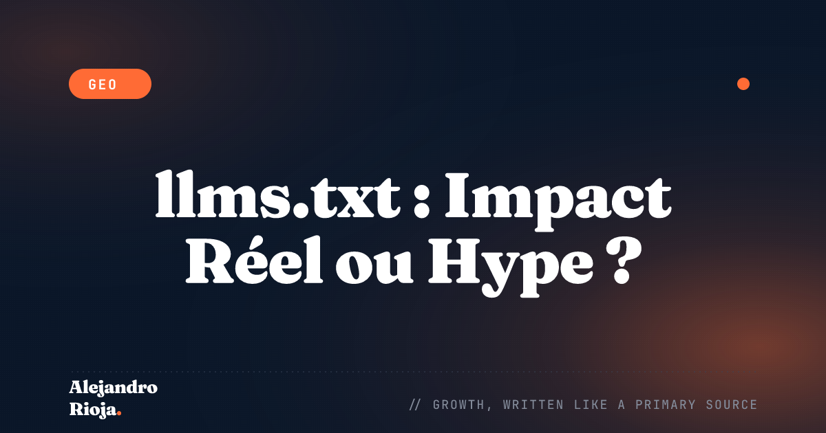 llms.txt Expliqué : Impacte-t-Il Vraiment les Citations IA ?