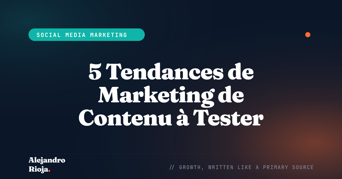 stratégies de marketing de contenu