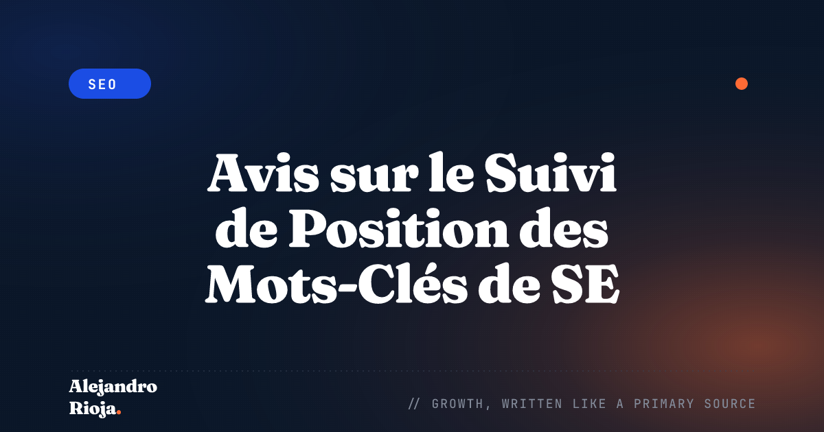 Avis sur le Suivi de Position des Mots-Clés de SE Ranking