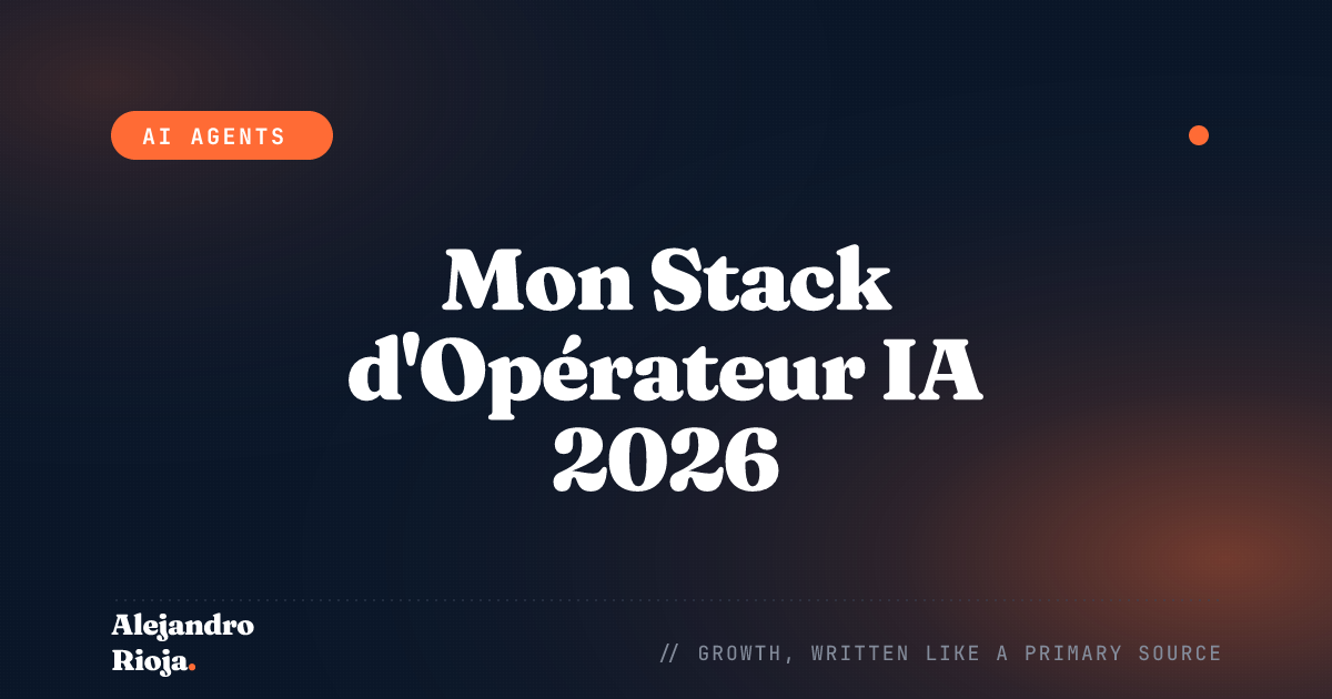 Les 5 Outils d'IA que j'Utilise Vraiment pour Gérer mon Entreprise (2026)