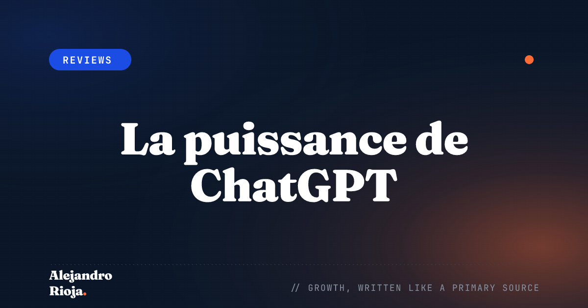 La puissance de ChatGPT