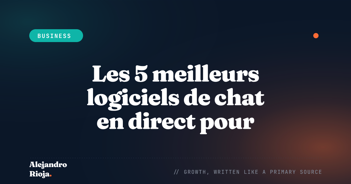 Les 5 meilleurs logiciels de chat en direct pour les petites entreprises