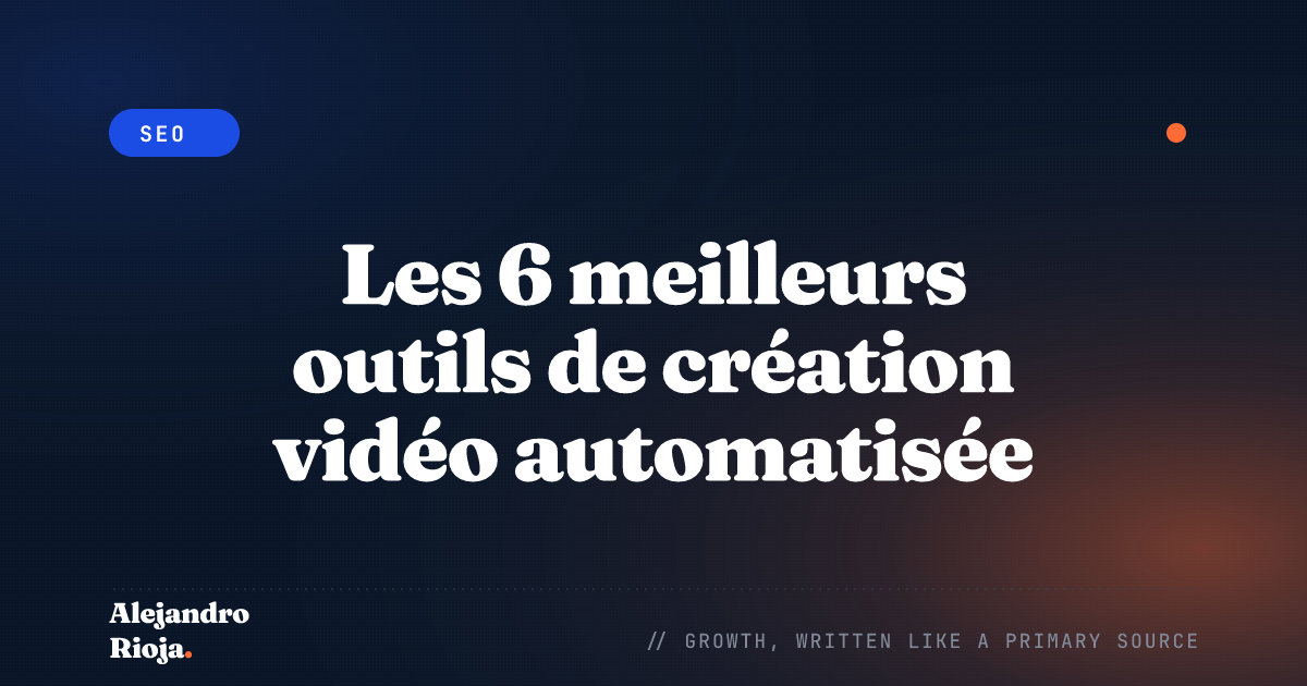 Les 6 meilleurs outils de création vidéo automatisée
