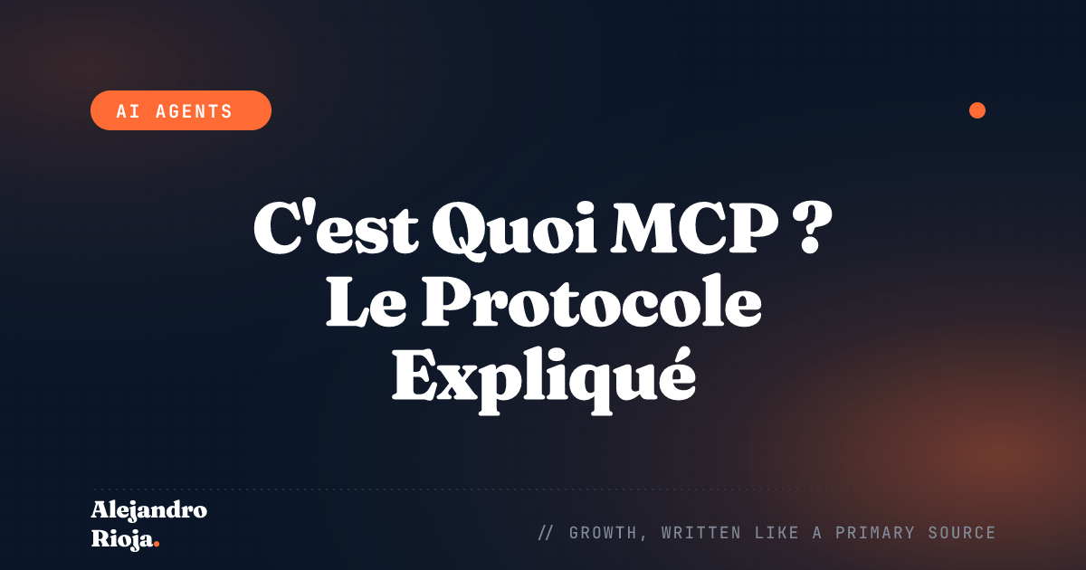 C'est Quoi MCP ? Le Protocole Expliqué Simplement