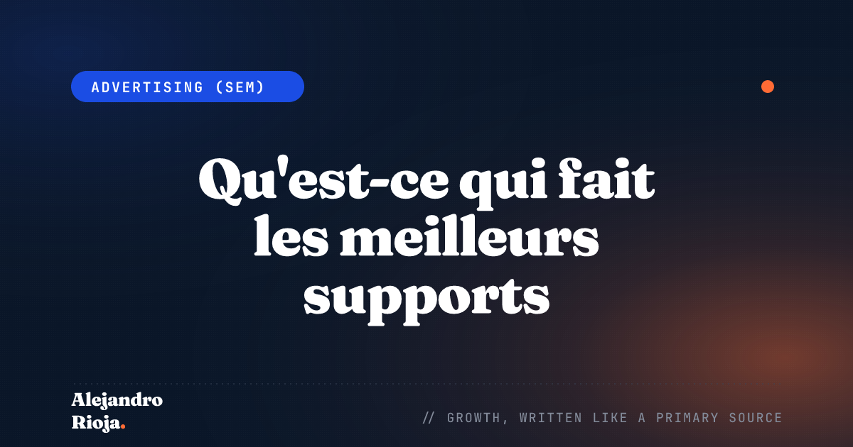 Supports Publicitaires