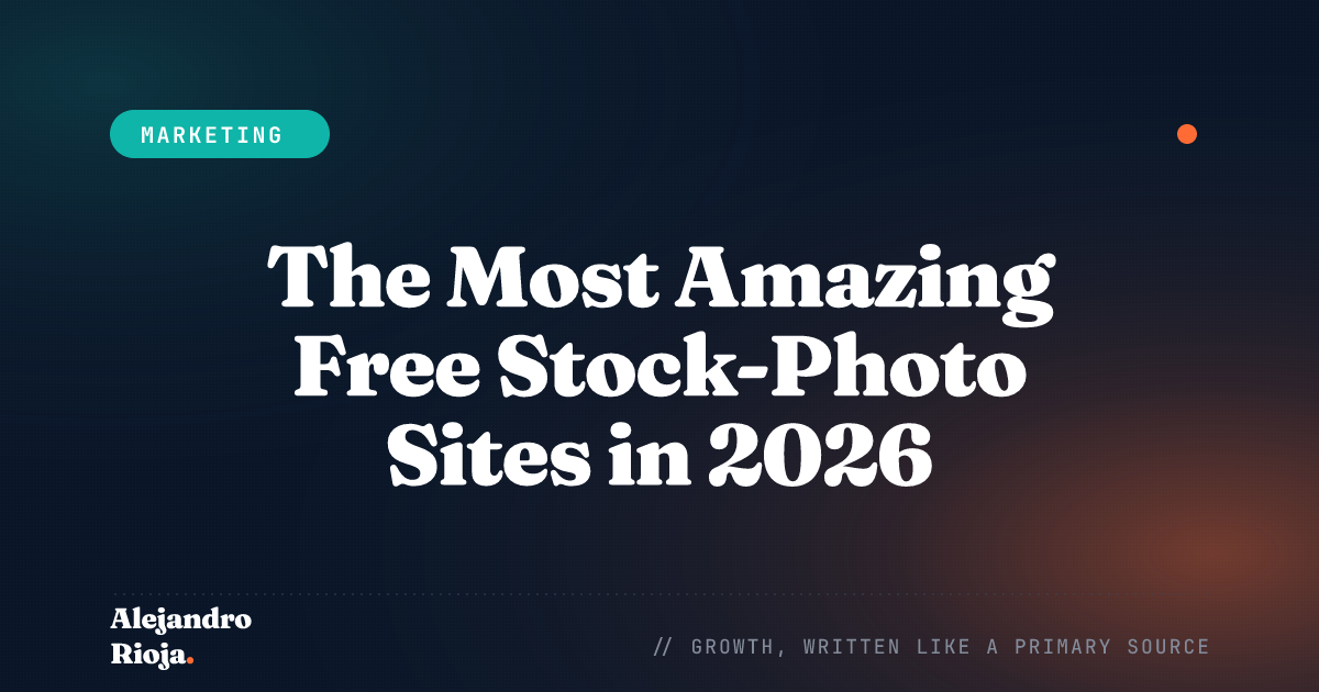 The Most Amazing Free Stock-Photo Sites in 2026