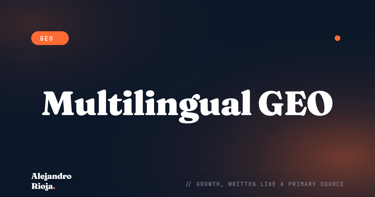 GEO for Multilingual Sites: Getting Cited by AI Search in Every Language