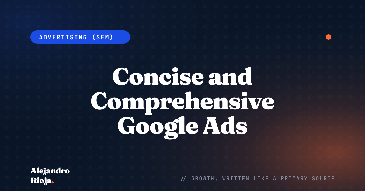 Google ads tutorial