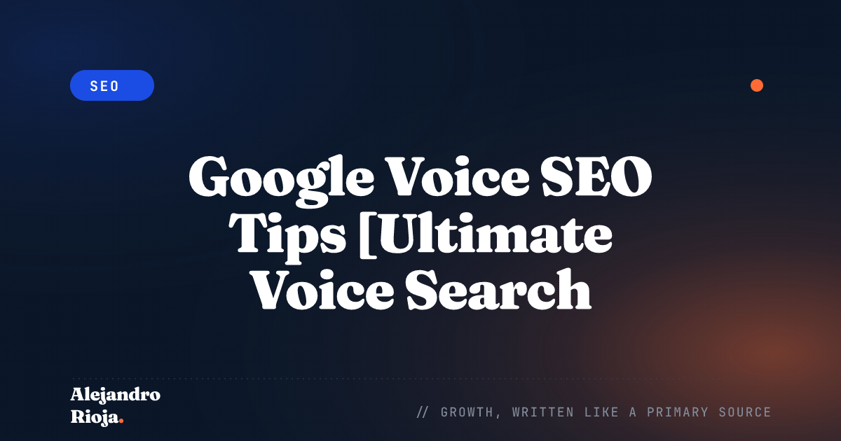 voice search seo