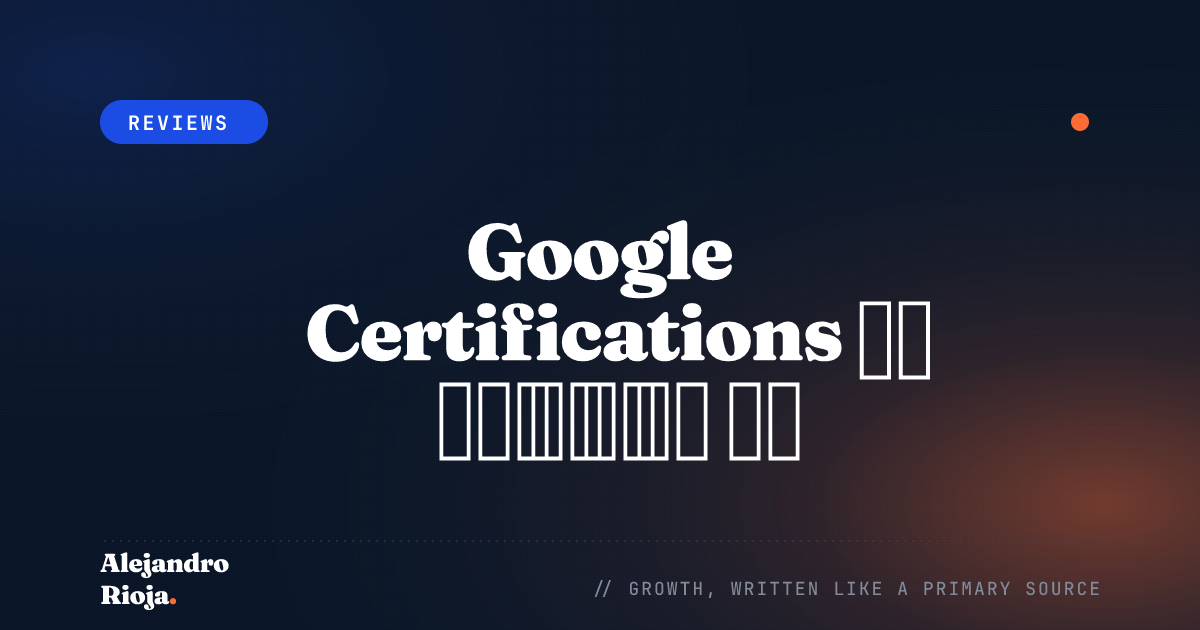 Google Certifications के बारे में जो कुछ भी जानना ज़रूरी है