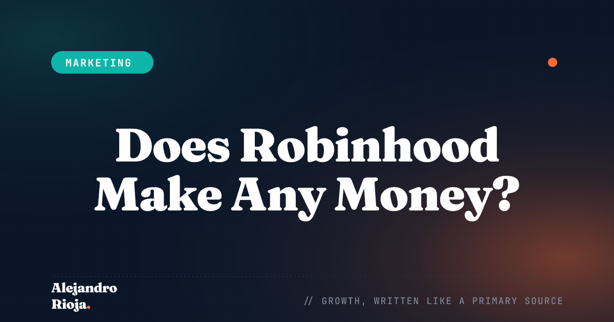 how does robinhood make money