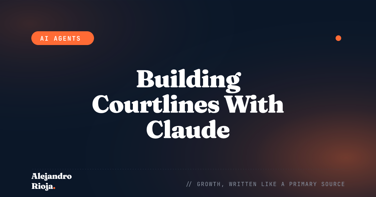 How I Built Courtlines: A Club-Management SaaS, Engineered With Claude