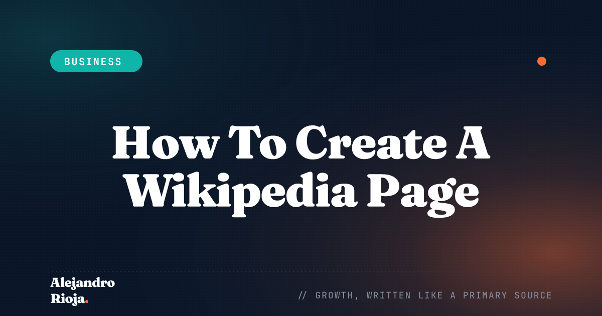 How To Create A Wikipedia Page A Step By Step Guide