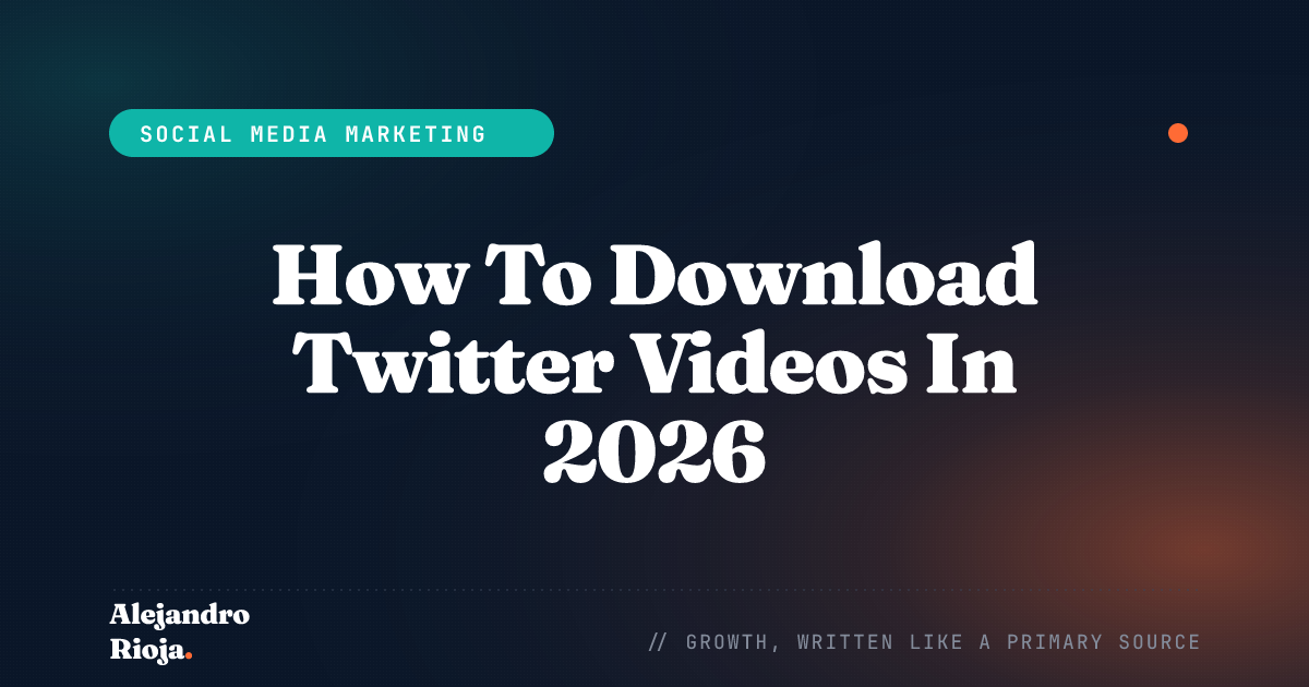 How To Download Twitter Videos