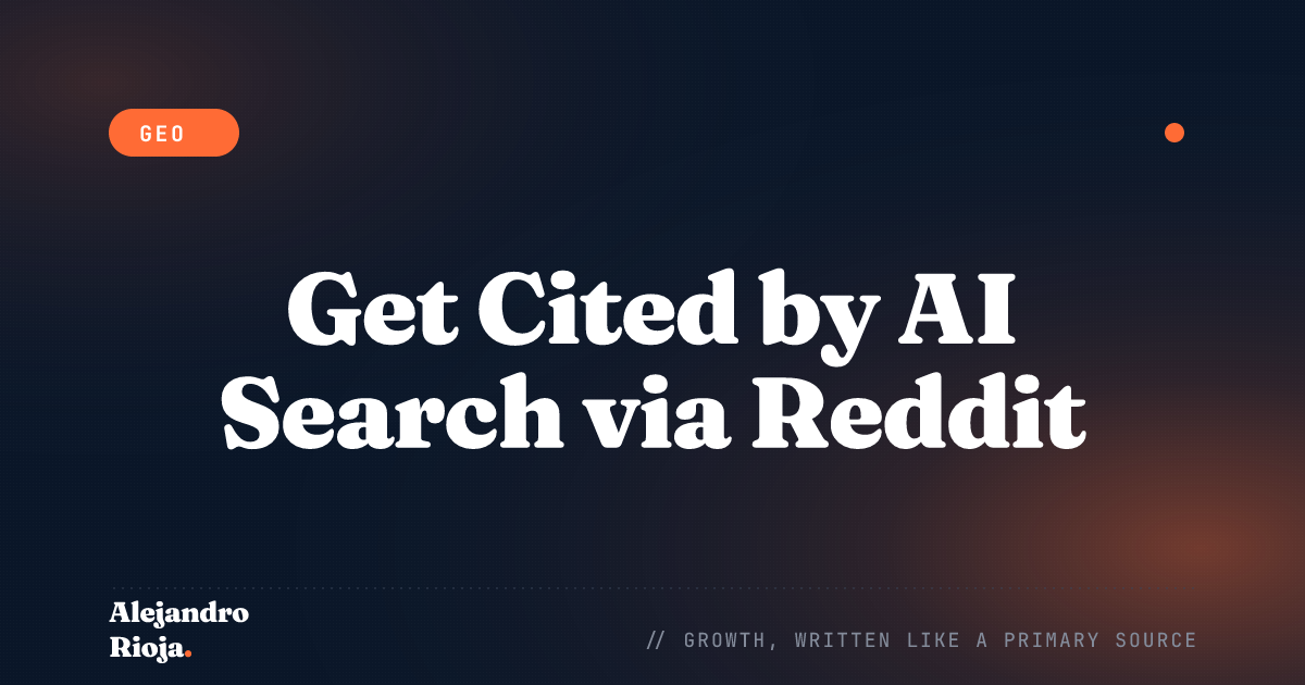 How to Get Cited by AI Search Through Reddit