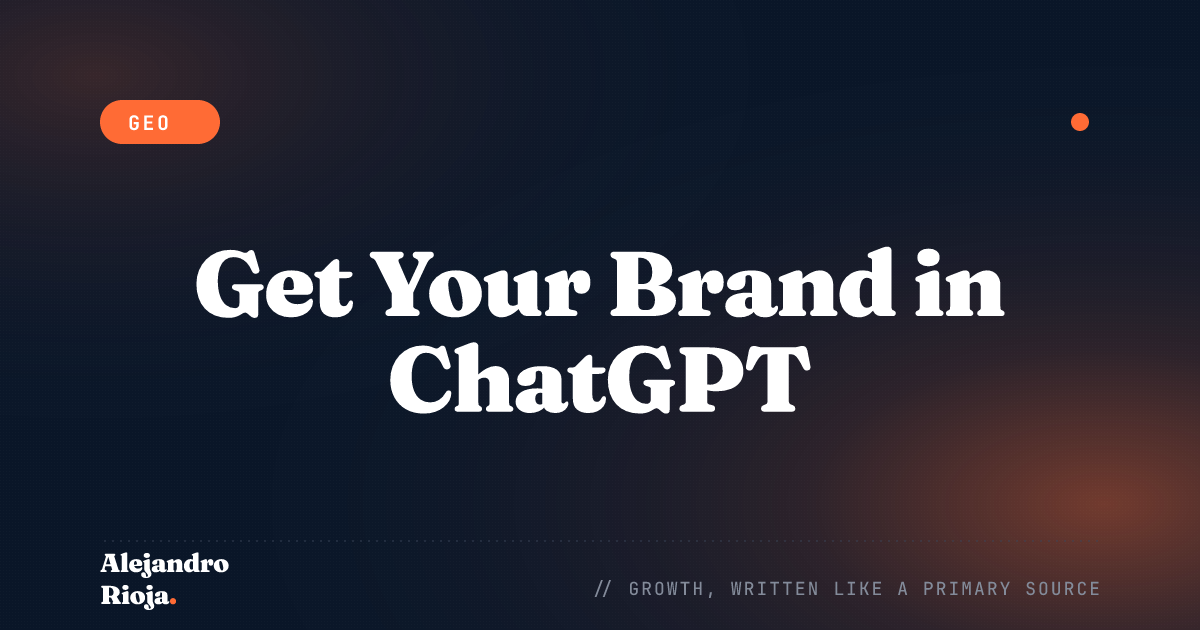 How to Get Your Brand Cited in ChatGPT Answers in 2026