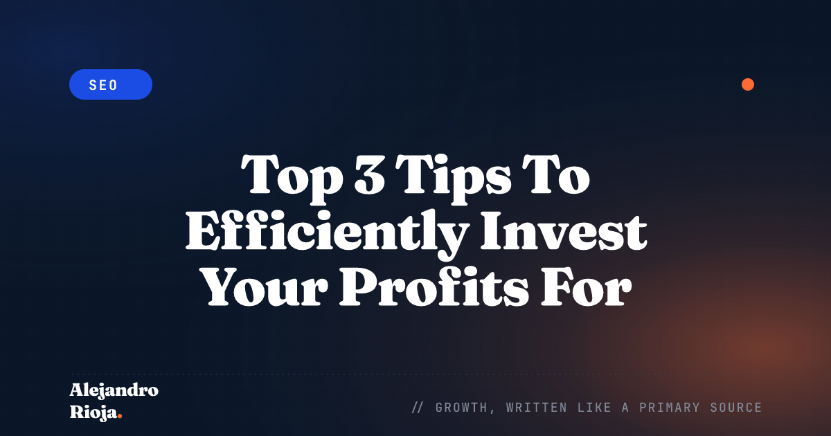 investing-efficiently