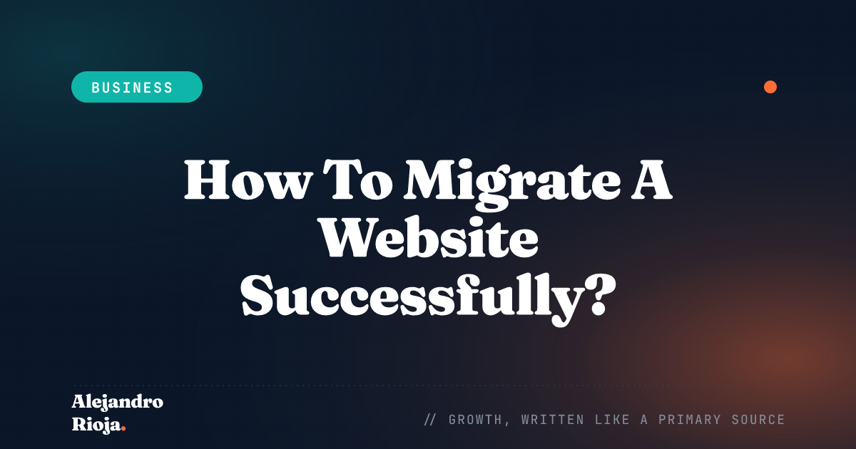 How To Migrate A Website Successfully