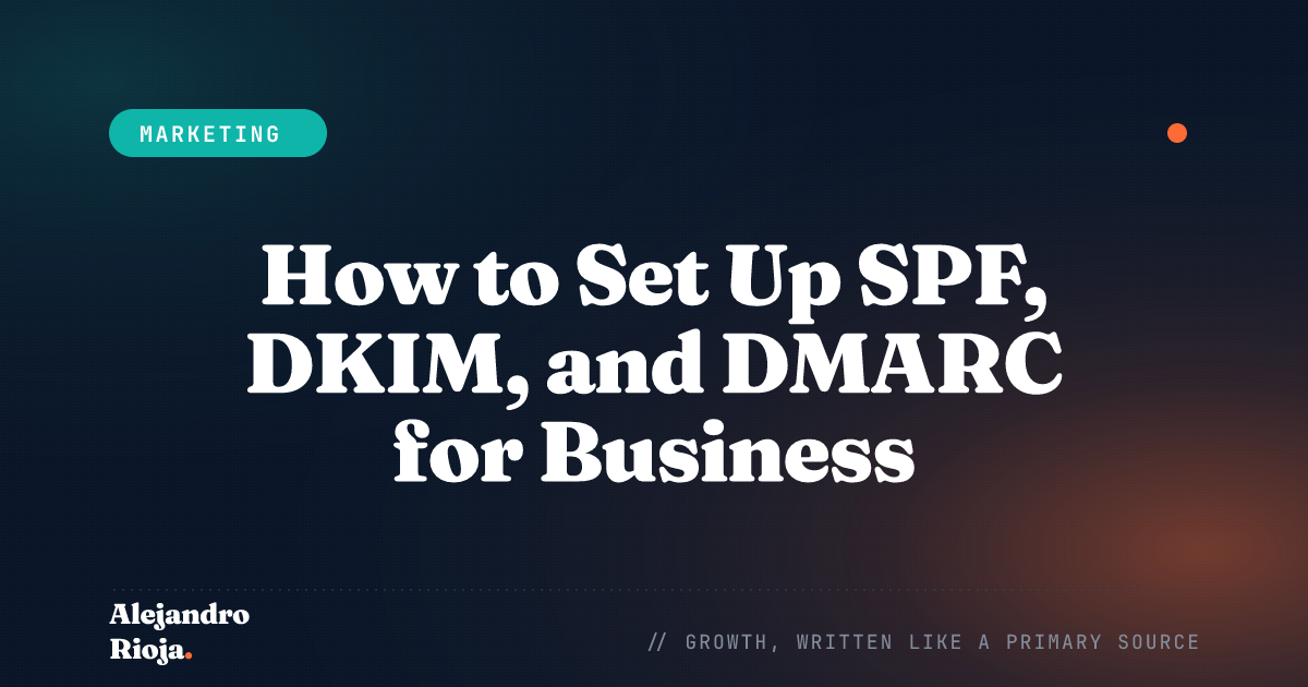 How to Set Up SPF, DKIM, and DMARC for Business Email