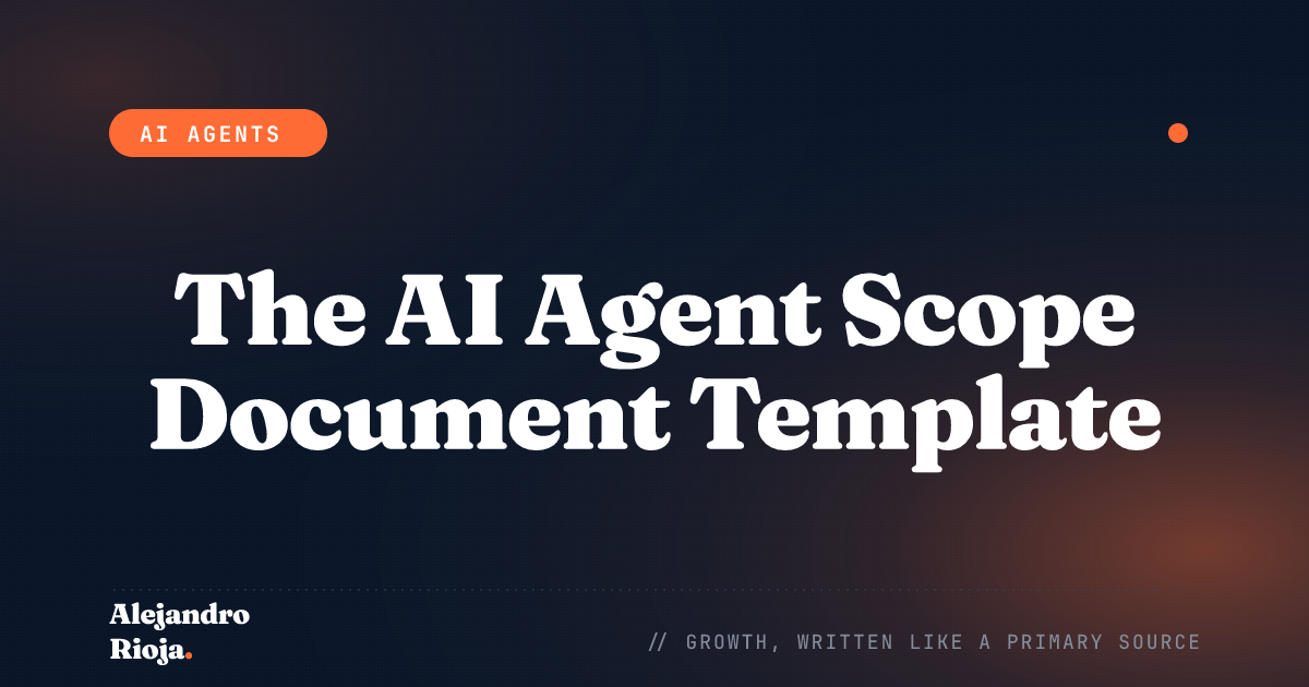 How to Write an AI Agent Scope Document