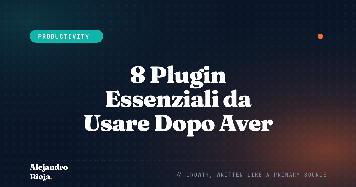 8 Plugin Essenziali da Usare Dopo Aver Creato il Tuo Primo Sito WordPress