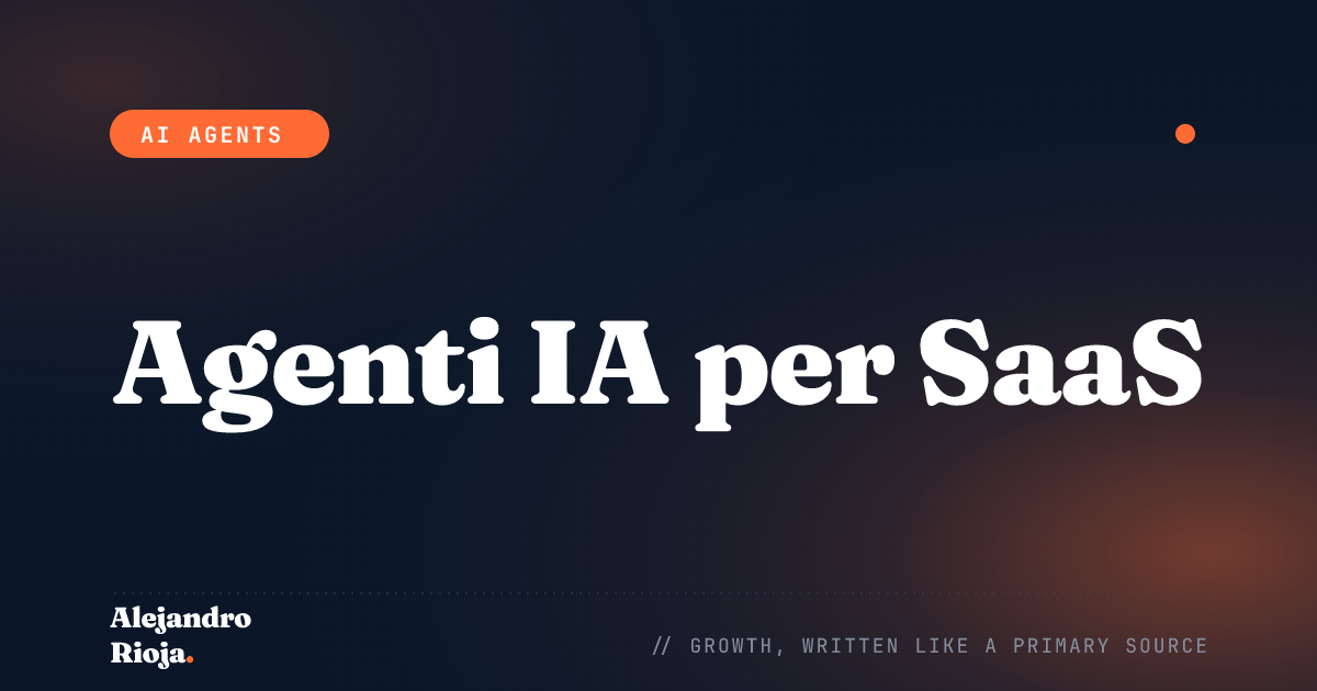 Agenti IA per SaaS: cosa automatizzare per primo
