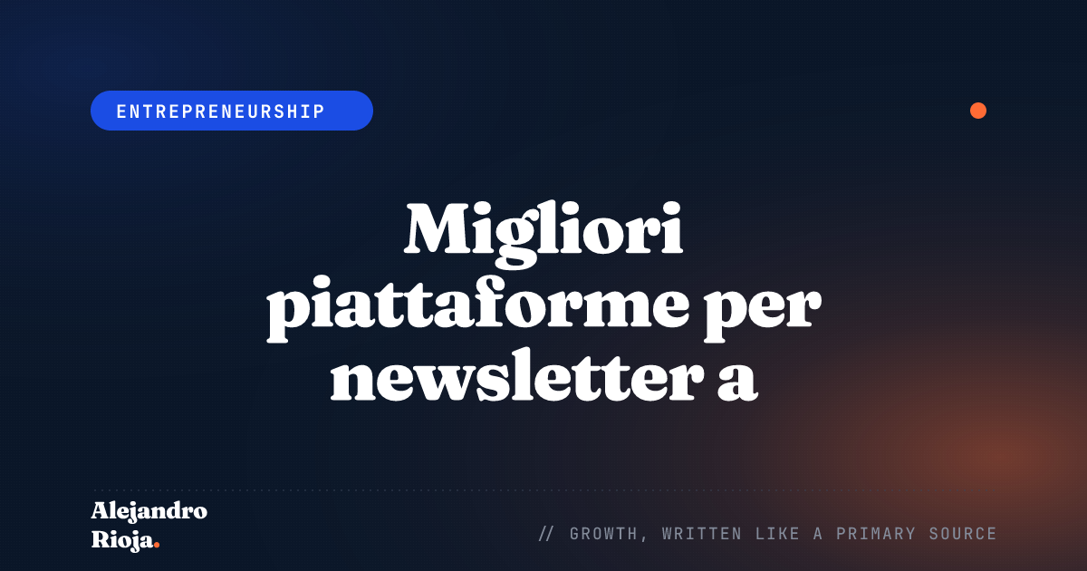 Migliori piattaforme per newsletter a pagamento per consulenti nel 2026