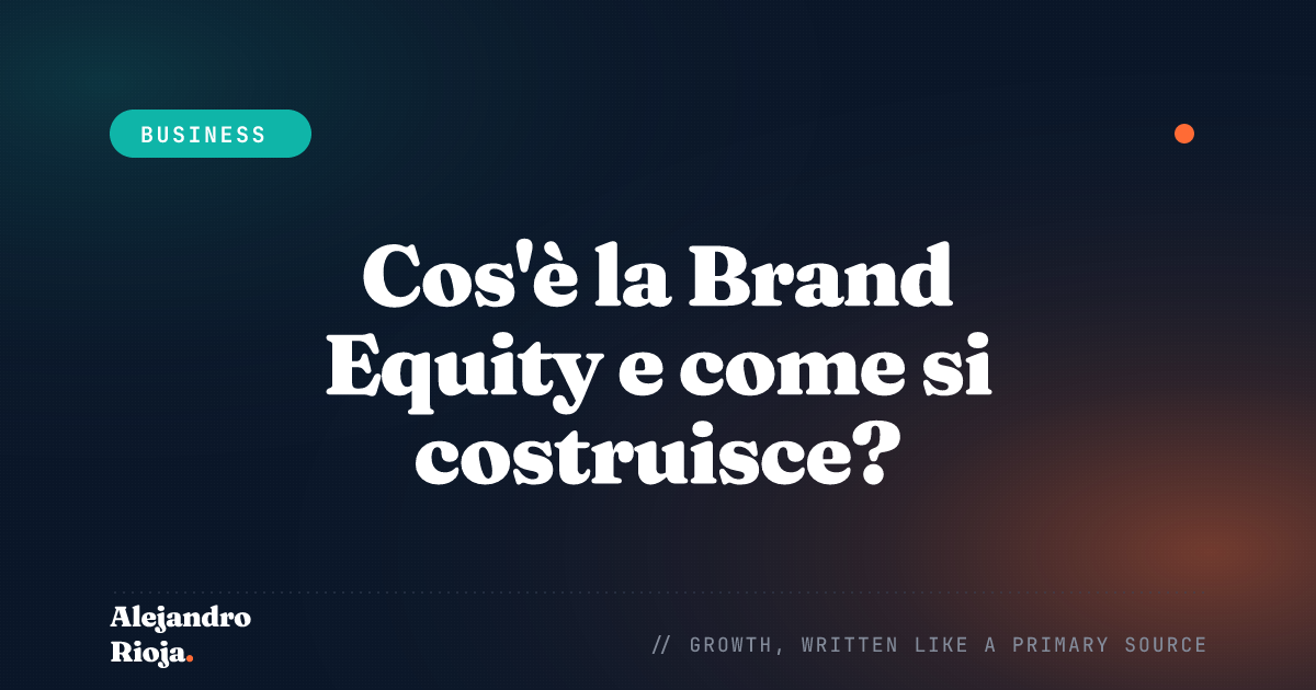 come costruire la brand equity