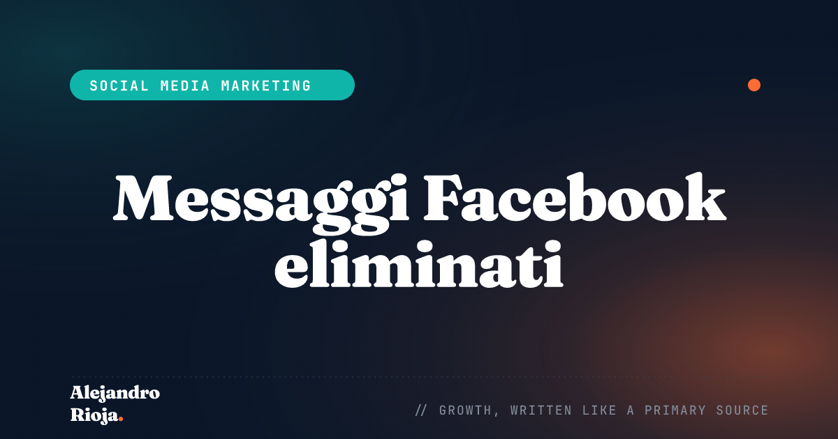 How To Recover Deleted Facebook Messages
