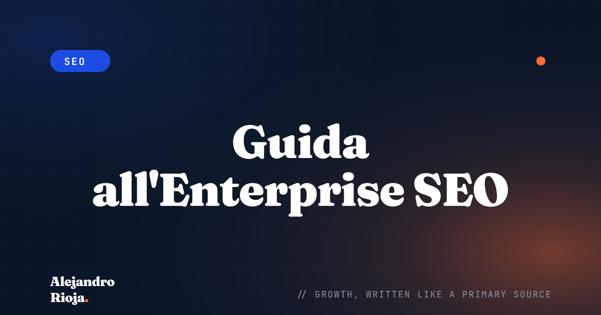 Cos'è l'Enterprise SEO