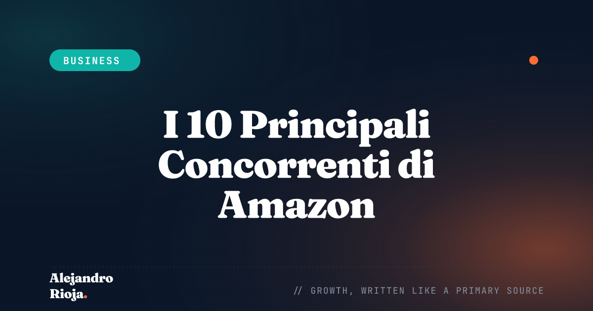 I 10 Principali Concorrenti di Amazon