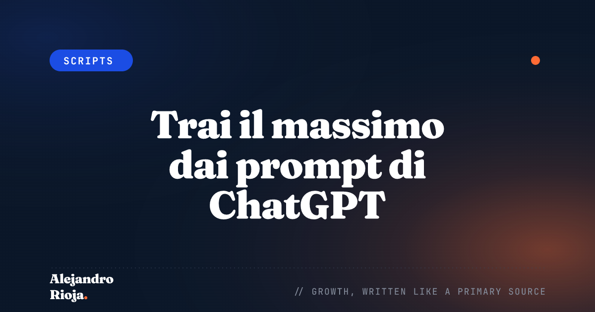 Trai il massimo dai prompt di ChatGPT: cosa chiedere per un'assistenza personalizzata