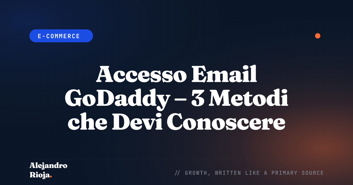 GoDaddy Email Login - 3 Methods You Need To Know
