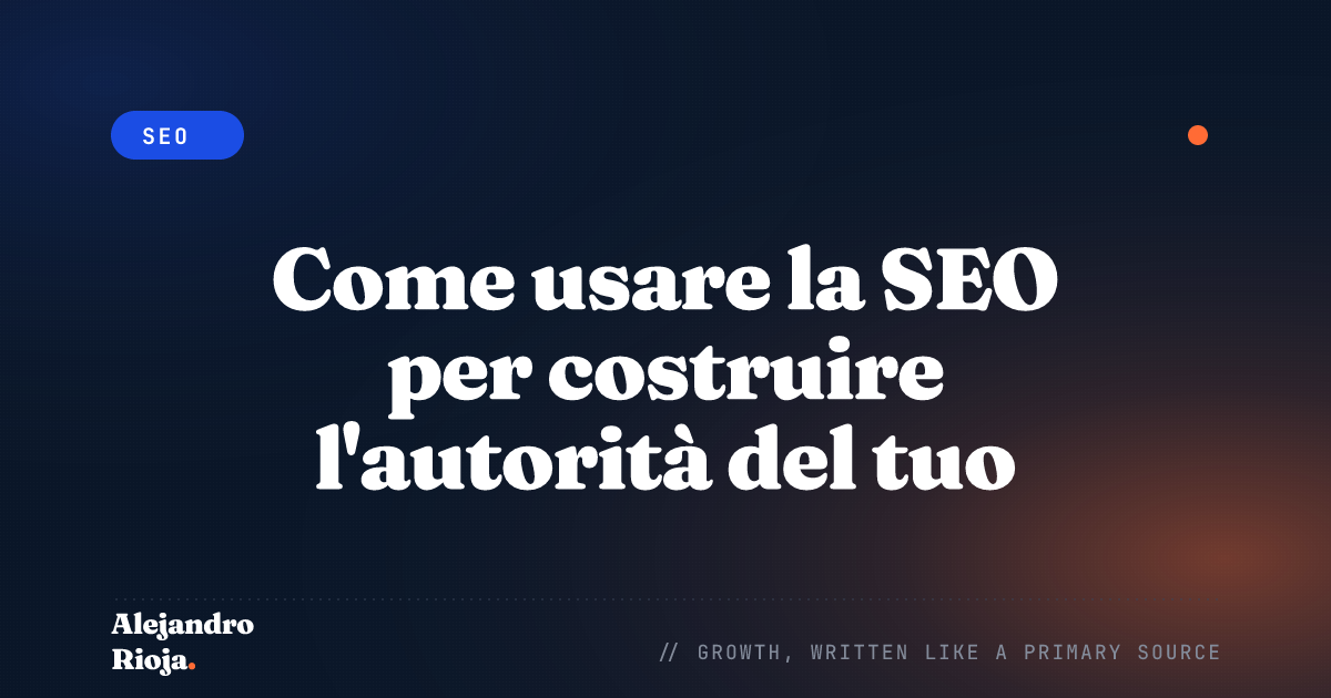 SEO autorità del brand