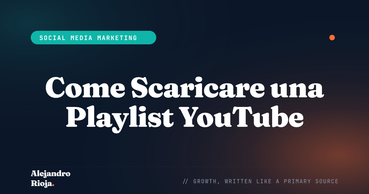 Come Scaricare una Playlist YouTube: Una Guida Completa