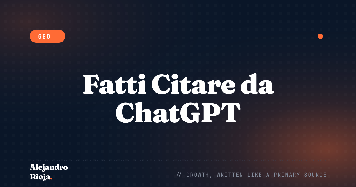 Come Far Citare il Tuo Brand nelle Risposte di ChatGPT (2026)