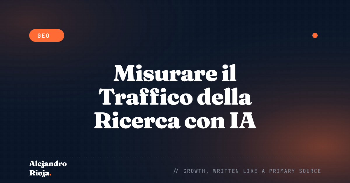 Come Misurare se la Ricerca con IA ti Sta Davvero Portando Traffico