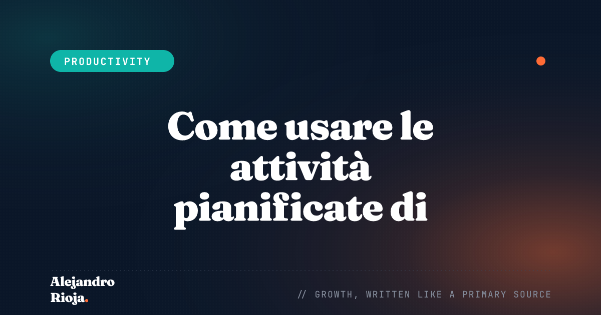 Come usare le attività pianificate di Claude su un programma ricorrente